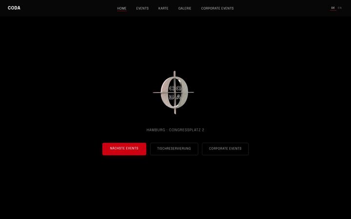 Screenshot of coda-club.com