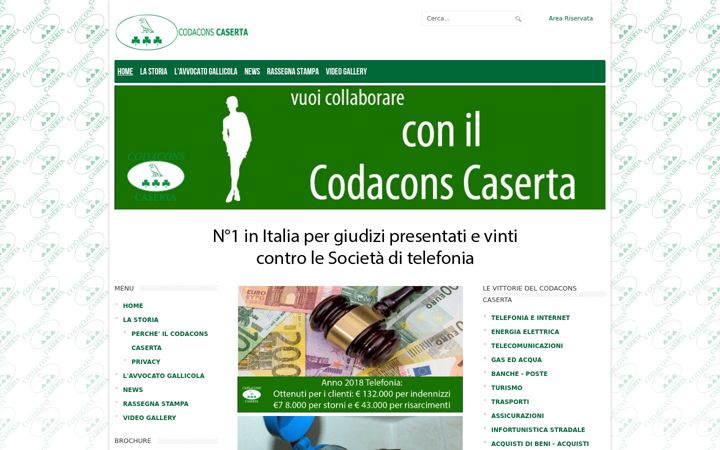 Screenshot von codaconscaserta.it