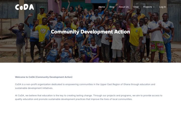 Screenshot of codagh.org