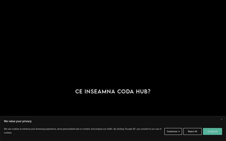 Screenshot of codahub.ro