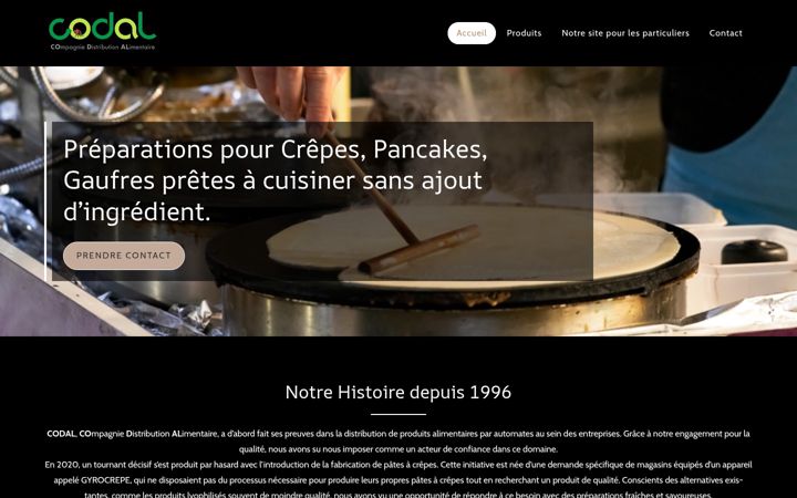 Screenshot of codal.fr