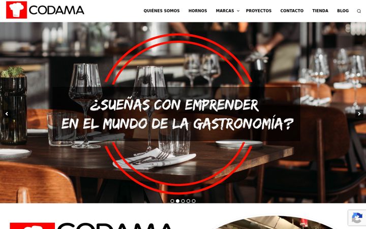 Screenshot of codama.es
