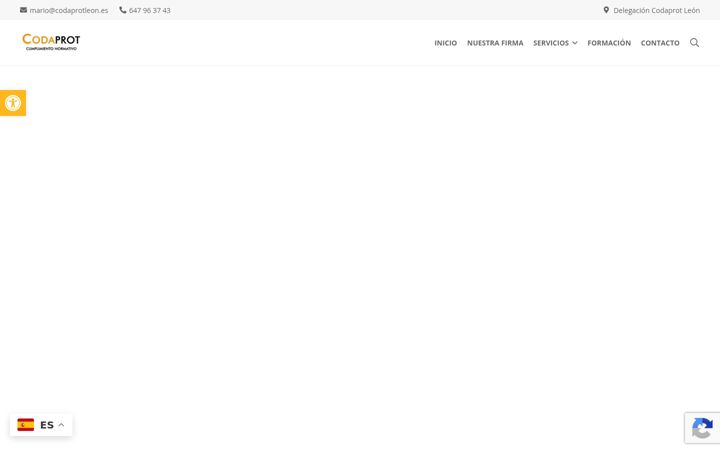 Screenshot of codaprotleon.es