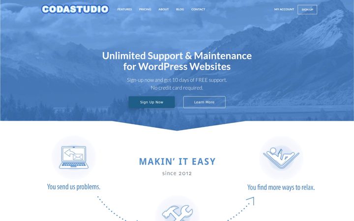 Screenshot of codastudio.net