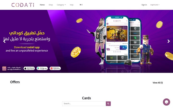 Screenshot of codati.com