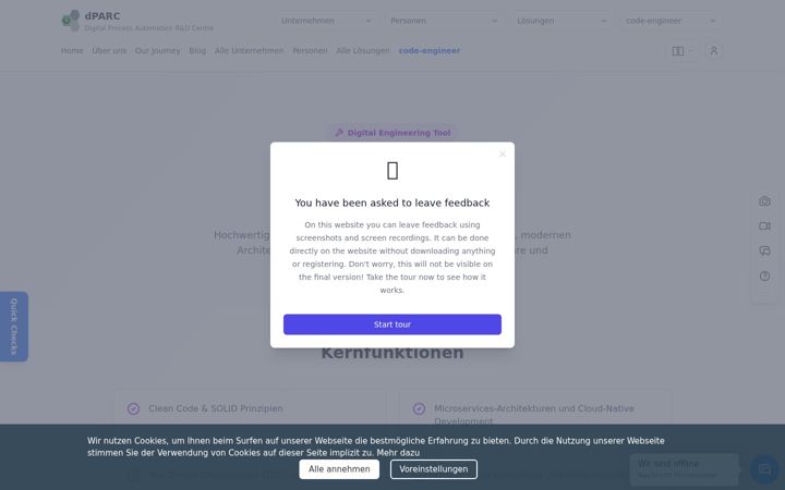 Screenshot of code-engineer.de