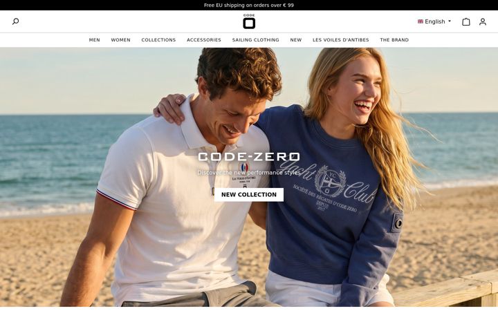 Screenshot of code-zero.com