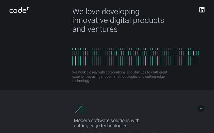Screenshot of code11.com