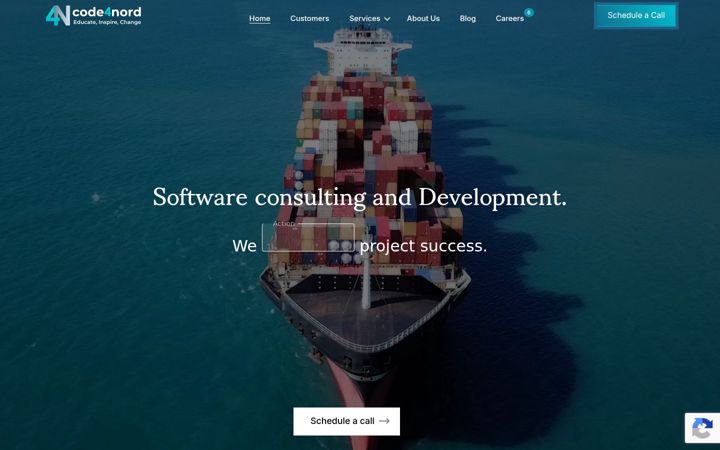 Screenshot of code4nord.com