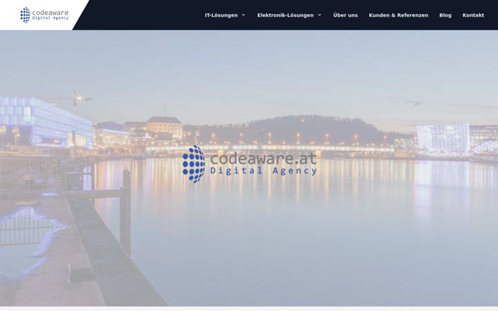 Screenshot of codeaware.at