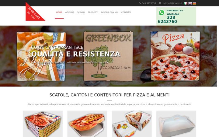 Screenshot of codecart.eu