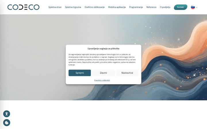 Screenshot of codeco.si