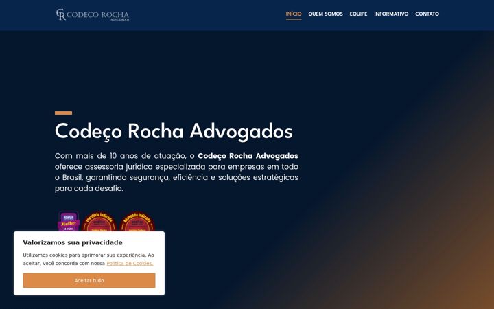 Posnetek zaslona codecorocha.com.br