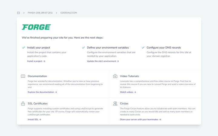 Screenshot of codedale.com