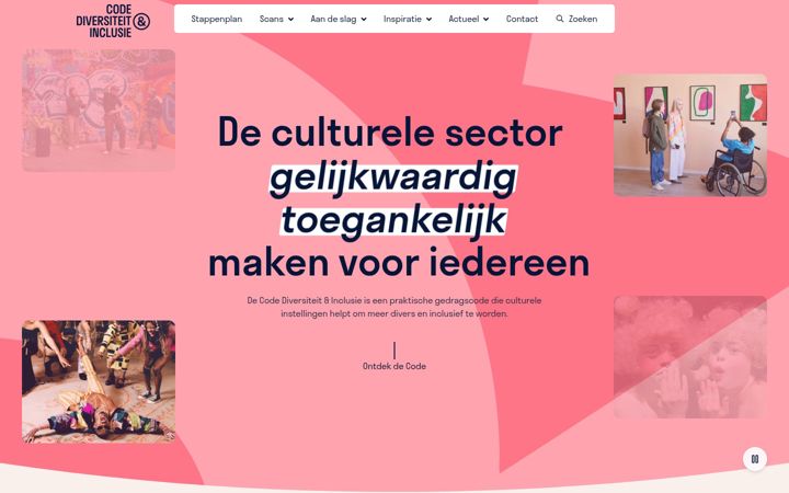 Screenshot van codedi.nl