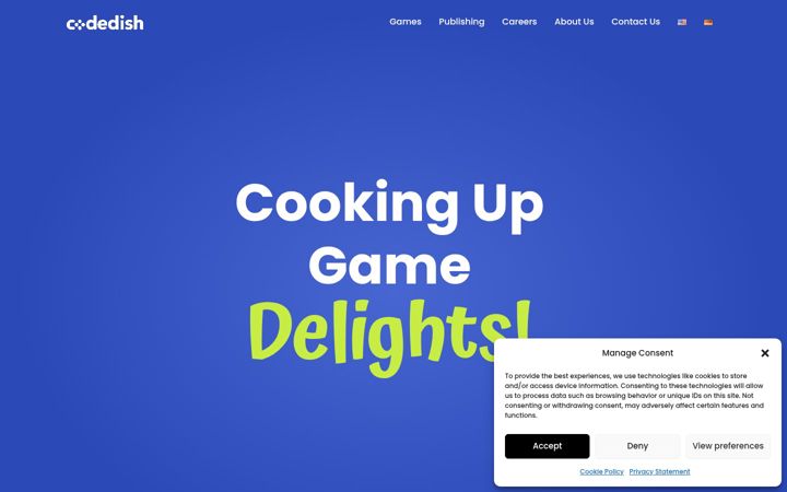 Screenshot του codedish.co