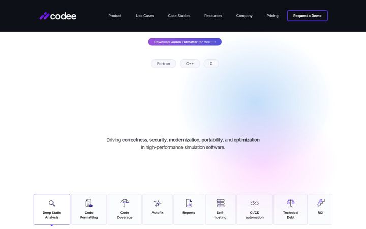 Screenshot of codee.com