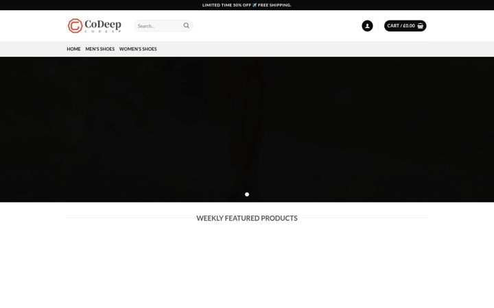 Snímek obrazovky codeep.co.uk