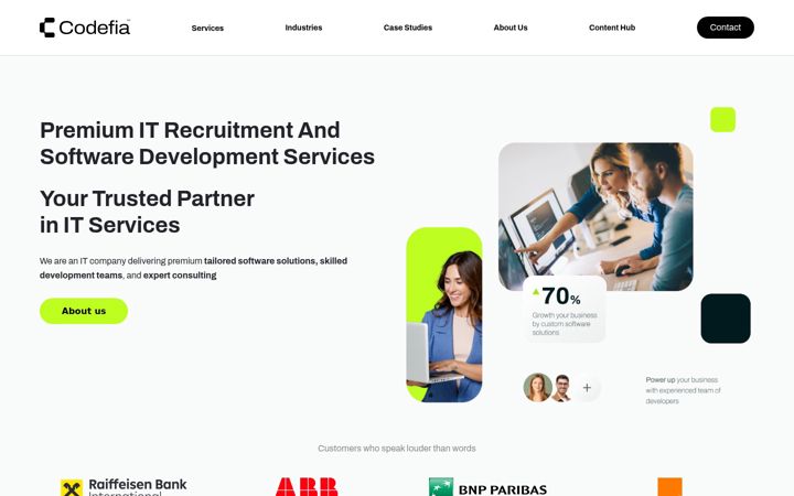 Screenshot of codefia.com