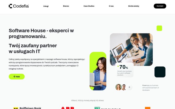Screenshot of codefia.pl