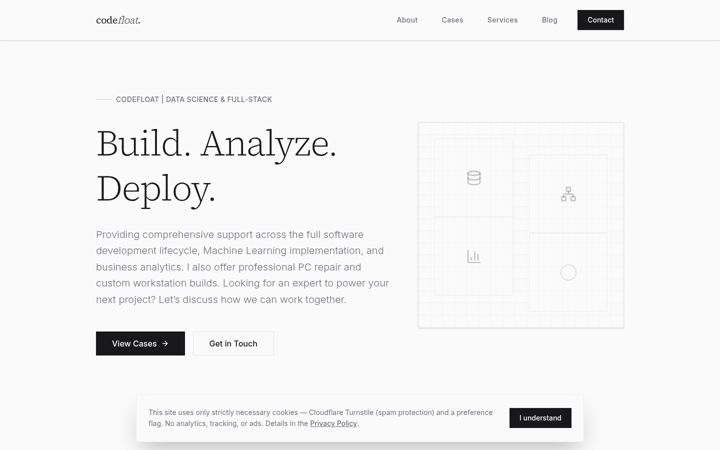Screenshot of codefloat.pl