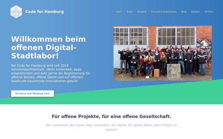 Screenshot of codeforhamburg.org