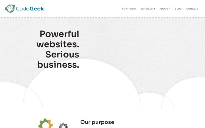 Screenshot of codegeek.net