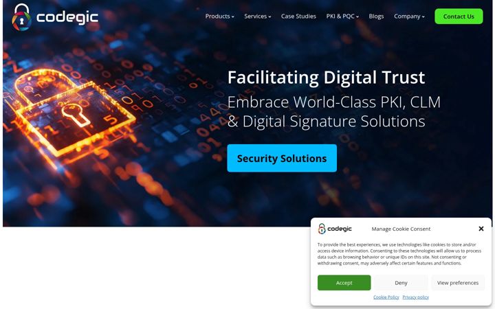 Screenshot of codegic.com