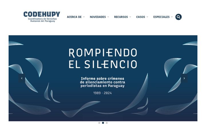 Screenshot of codehupy.org.py