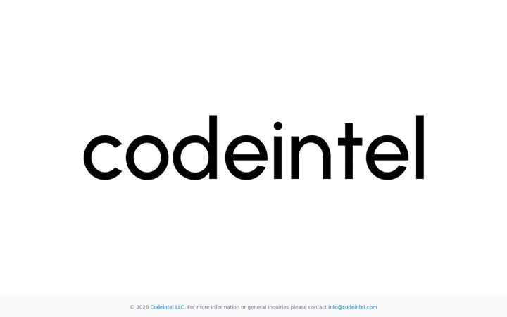 Capture d'écran de codeintel.co