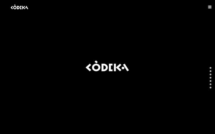 Snímek obrazovky codeka.it