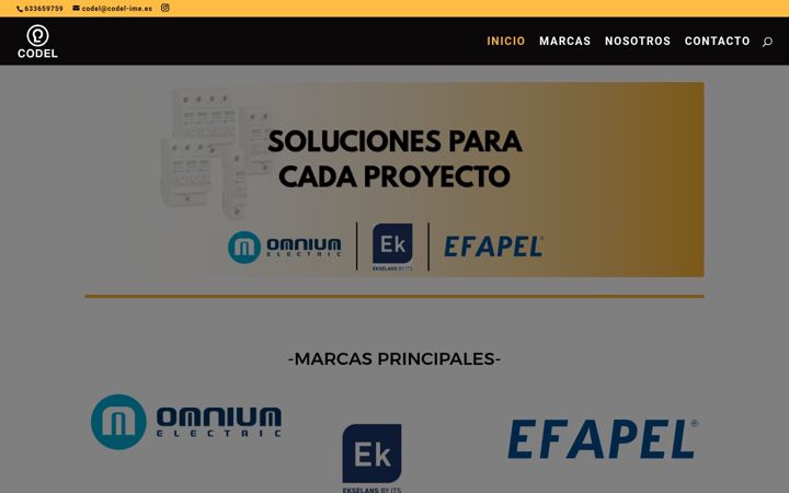 Screenshot of codel-ime.es
