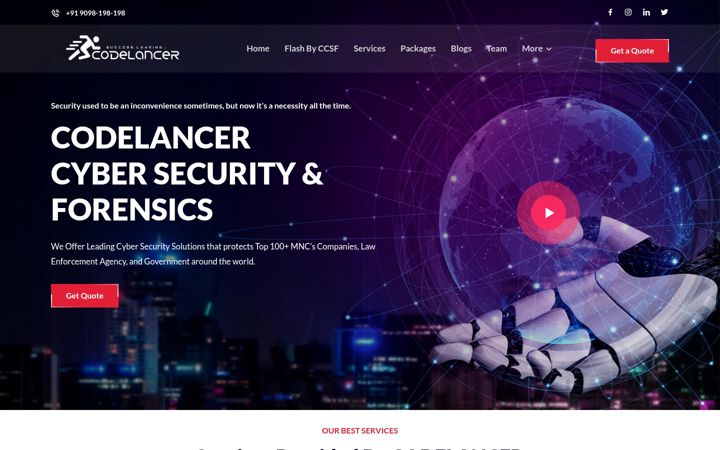 Screenshot di codelancer.in
