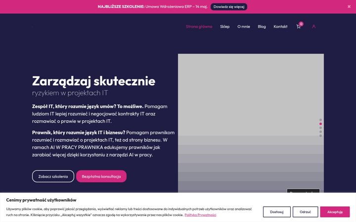 Snímek obrazovky codelaw.pl