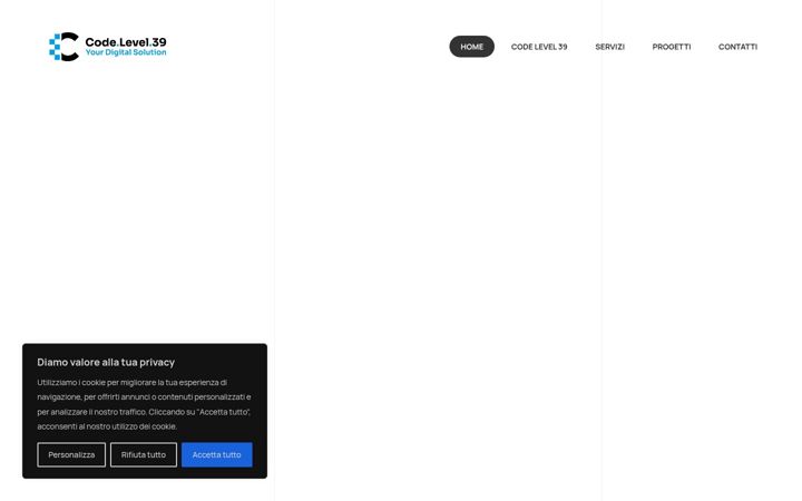 Screenshot of codelevel39.it