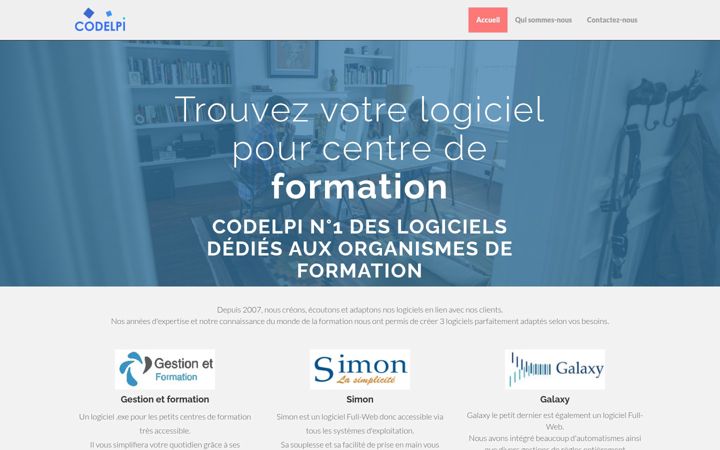 Screenshot di codelpi.fr