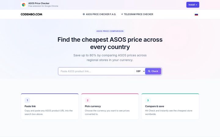 Screenshot of codembo.com