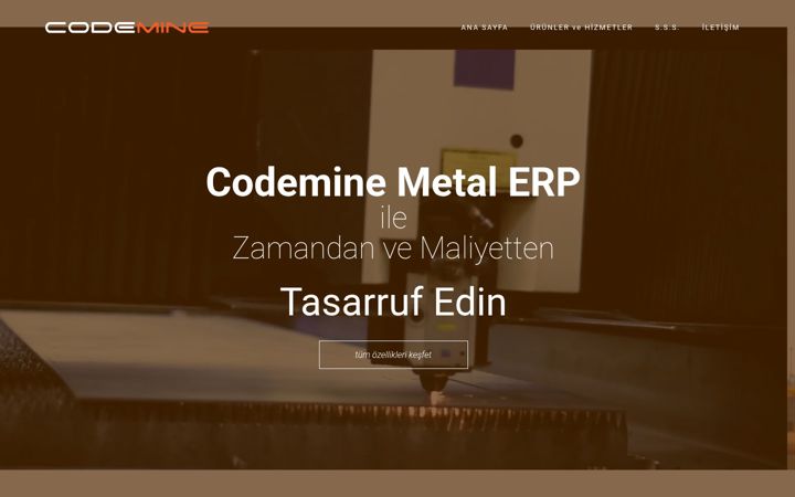 Екранна снимка на codemine.com.tr