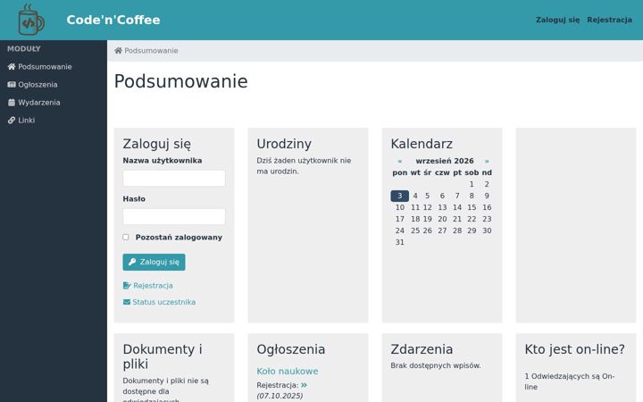 Screenshot of codencoffee.eu
