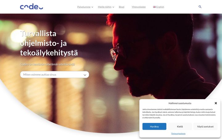 Screenshot of codeo.fi
