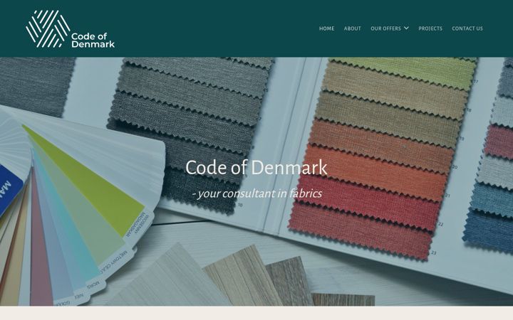 Screenshot of codeofdenmark.dk