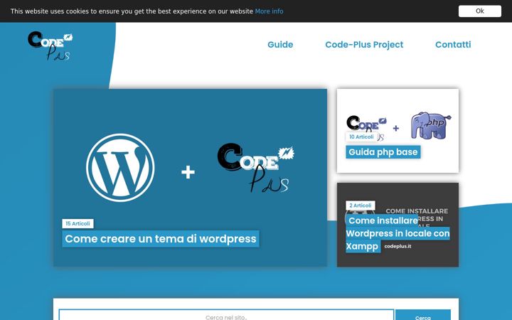 Screenshot of codeplus.it