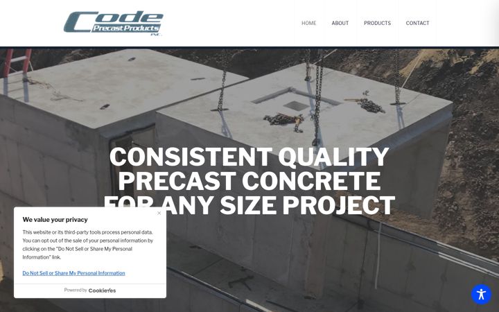 Screenshot of codeprecast.com