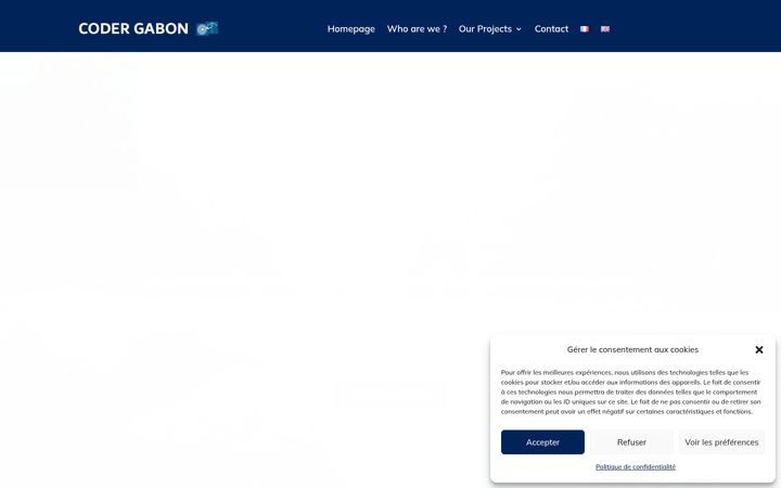 Screenshot of coder-gabon.com