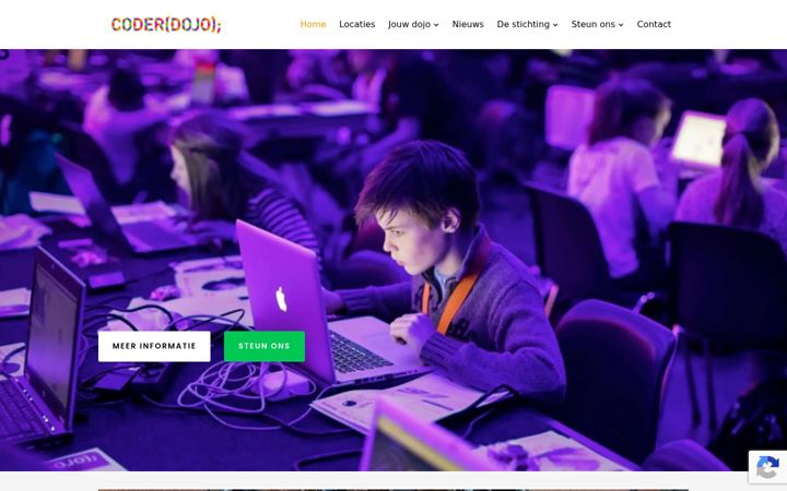 Screenshot of coderdojo.nl