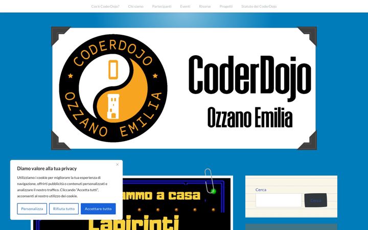 Snímek obrazovky coderdojoozzanoemilia.it