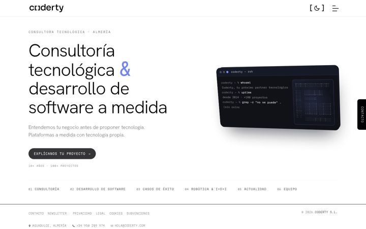 Screenshot of coderty.com