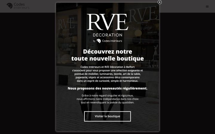 Screenshot of codes-interieurs.fr