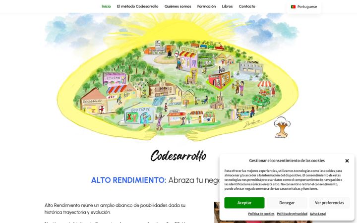 Screenshot of codesarrollo.es