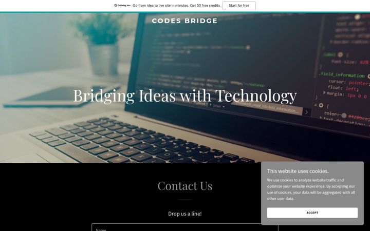 Screenshot of codesbridge.com